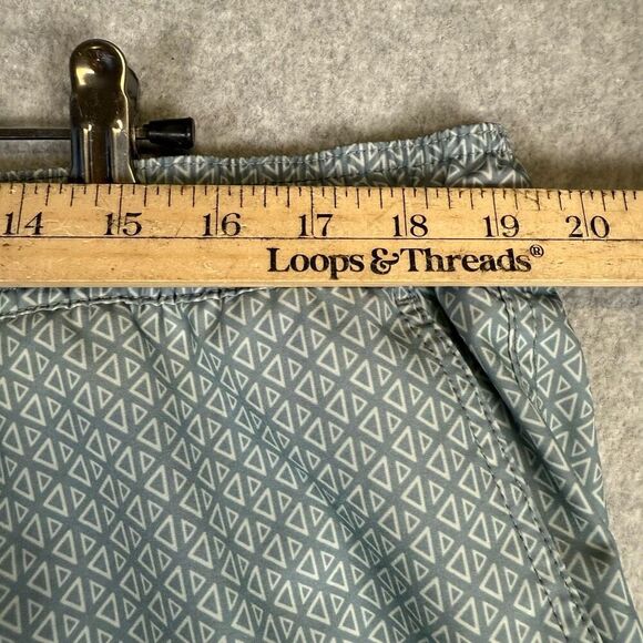 J by J Crew Flex Men's Size XL Grey Printed Swim Trunks Board Shorts Lined - Picture 2 of 8